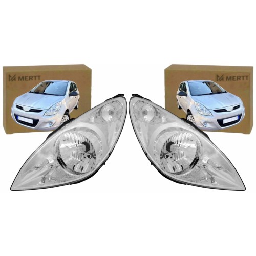 REFLEKTORY LAMPY PRZEDNIE KOMPLET 92101-1J010 HYUNDAI I20 2008-2012