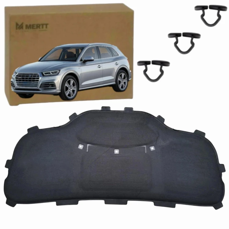 AUDI Q5 II FY 17- WYGŁUSZENIE WYCISZENIE PODBITKA MASKI 80A863825 + SPINKI
