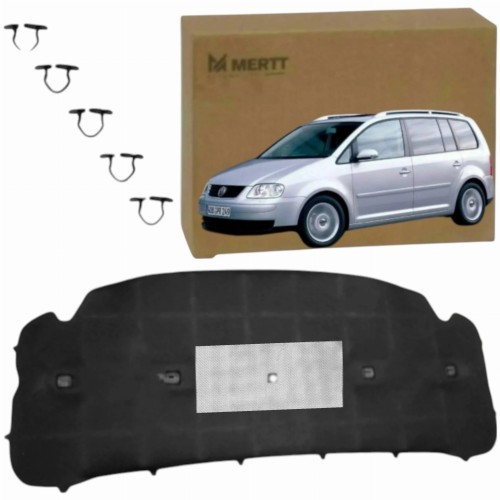 WYCISZENIE WYGŁUSZENIE MASKI MATA PODBITKA VOLKSWAGEN TOURAN I CADDY III