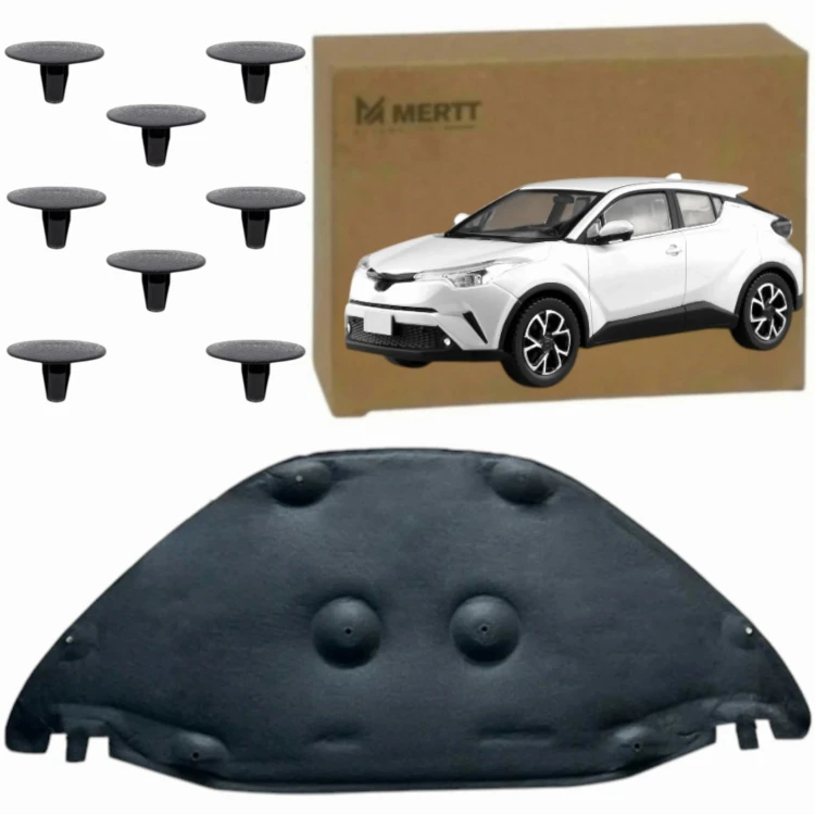 MATA PODBIKTA WYGŁUSZENIE MASKI SILNIKA + SPINKI TOYOTA C-HR (AX10) 16-23