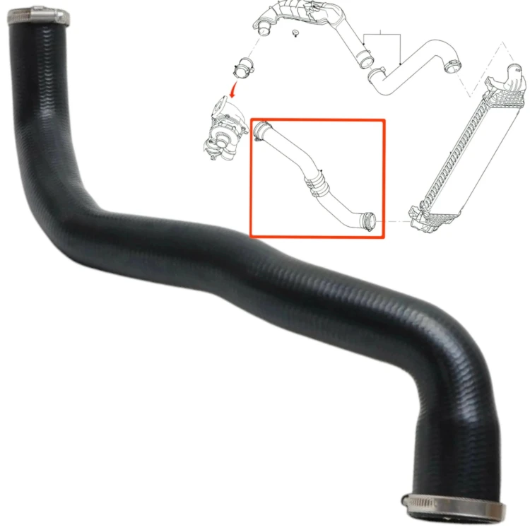 FORD MONDEO S-MAX GALAXY 2.0 TDCi RURA WĄŻ TURBO INTERCOOLERA 6G91-6C646-F
