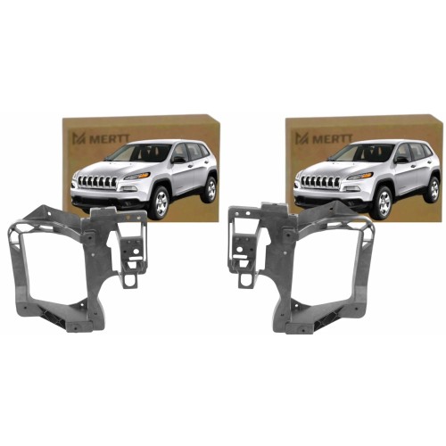 OKULARY WSPORNIKI LAMPY PRZÓD PRAWY LEWY JEEP CHEROKEE V KL 2014-2018 KPL