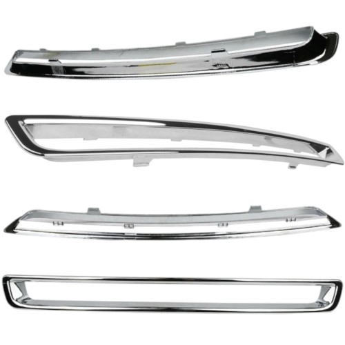 VOLVO XC90 2007-2015 RAMKA ATRAPY ZDERZAKA CHROMOWA LISTWA SREBRNA 30698143