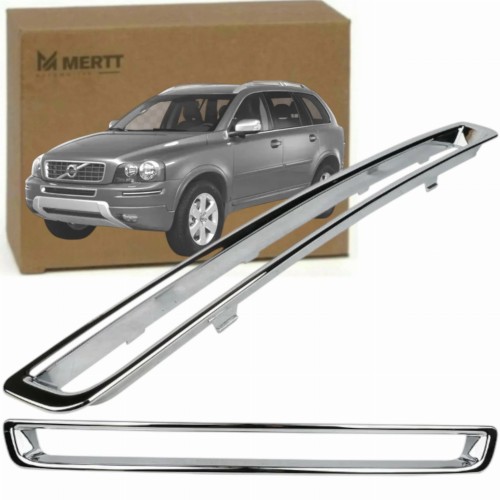 VOLVO XC90 (07-15) RAMKA ATRAPY W ZDERZAK CHROMOWA SREBRNA 30698143 NOWA