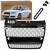 Atrapa zderzaka grill AUDI A4 B7 04-07 plaster miodu CZARNY POŁYSK RS LOOK
