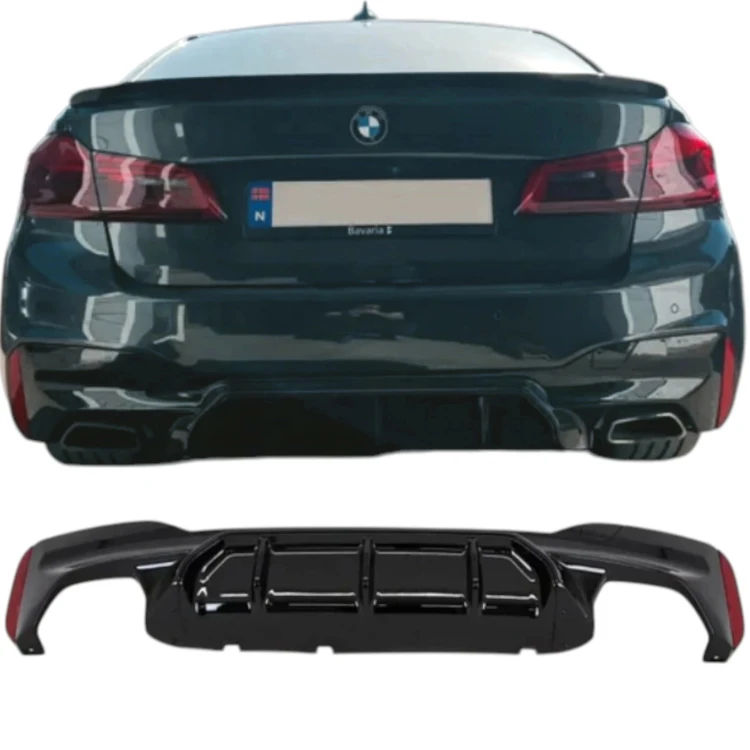 BMW 5 G30 G31 17-23 DYFUZOR spoiler spojler zderzaka tył DOKŁADKA