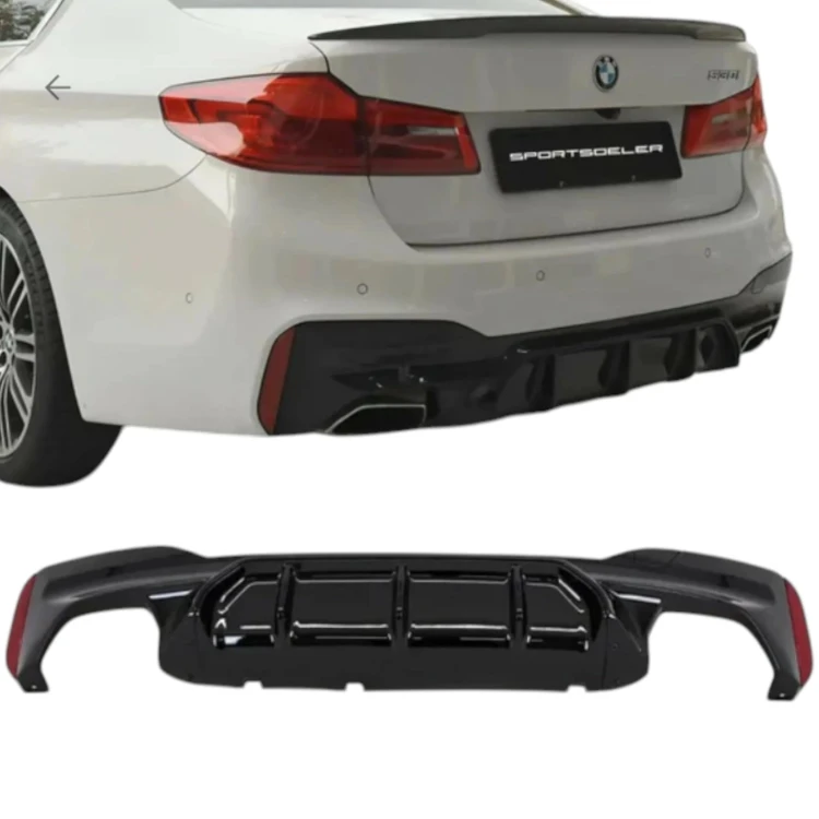 BMW 5 G30 G31 17-23 DYFUZOR spoiler spojler zderzaka tył DOKŁADKA