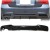 BMW E90 E91 04-12 SPOILER TYLNY ZDERZAKA M PAKIET 2004-2012 CZARNY POŁYSK