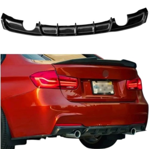 BMW F30 F31 11-18 DYFUZOR SPOILER DOKŁADKA CYLINDRY pojedynczy WYDECH duet