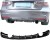 BMW F30 F31 11-18 DYFUZOR SPOILER DOKŁADKA CYLINDRY pojedynczy WYDECH duet