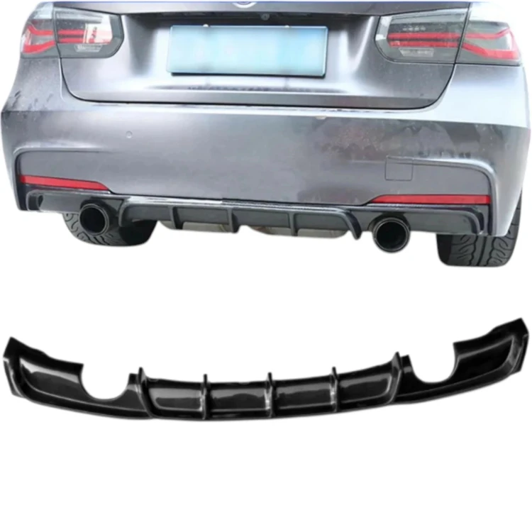 BMW F30 F31 11-18 DYFUZOR SPOILER DOKŁADKA CYLINDRY pojedynczy WYDECH duet