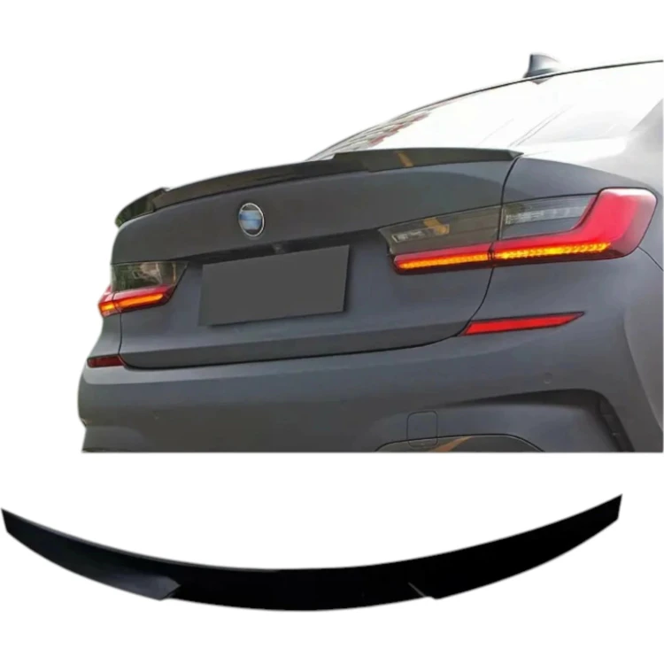 BMW G20 18- M3 Spoiler Lotka Look Czarny Połysk Spojler Dokładka na Klapę