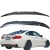 BMW F32 F36 SPOILER LOTKA M4 LOOK CZARNY POŁYSK SPOJLER KLAPY DOKŁADKA
