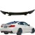 BMW F32 F36 SPOILER LOTKA M4 LOOK CZARNY POŁYSK SPOJLER KLAPY DOKŁADKA