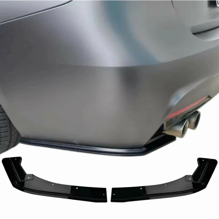BMW F30 Dokładka Tylnego Zderzaka Dokładki Splitter Czarny połysk M
