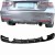 DYFUZOR SPOILER DOKŁADKA BMW F30 F31 CYLINDRY pojedynczy WYDECH duet