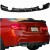 DYFUZOR SPOILER DOKŁADKA BMW F30 F31 CYLINDRY pojedynczy WYDECH duet