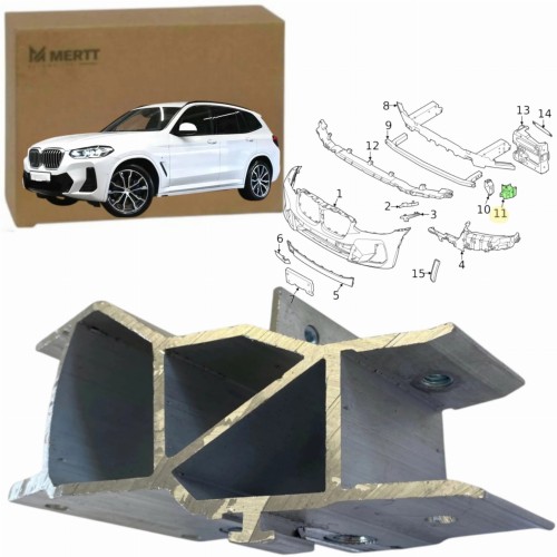 UCHWYT CHŁODNIC ADAPTER WSPORNIK MOCOWANIE LEWY 7399965 BMW X3 G01 X4 G02
