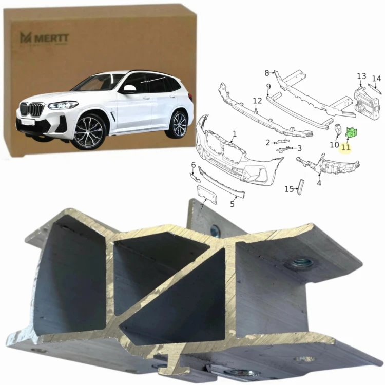 UCHWYT CHŁODNIC ADAPTER WSPORNIK MOCOWANIE LEWY 7399965 BMW X3 G01 X4 G02