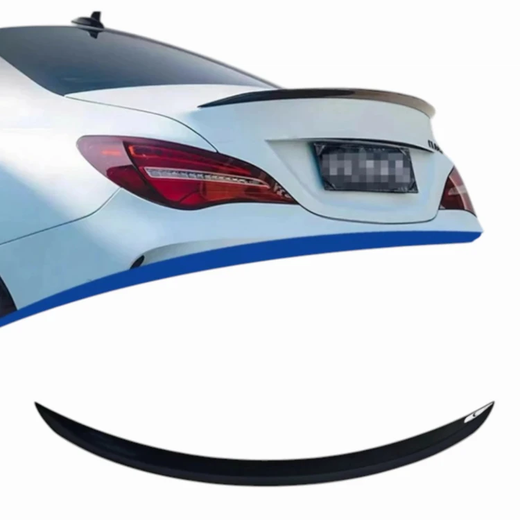 Mercedes Benz CLA W117 C117 2013-2019 Lotka Spoiler Czarny Połysk Dokładka