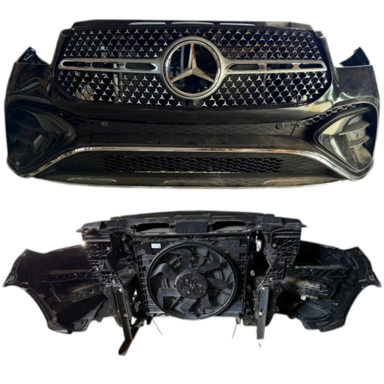 MERCEDES GLE W167 LCI ZESTAW pas przedni chłodnice zderzak wentylator belka