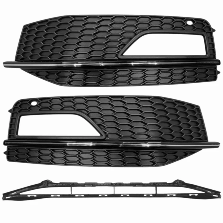 KPL x2 KRATKA ZDERZAKA PRAWA + LEWA atrapa halogenu Audi A4 B8 11-15 S-Line