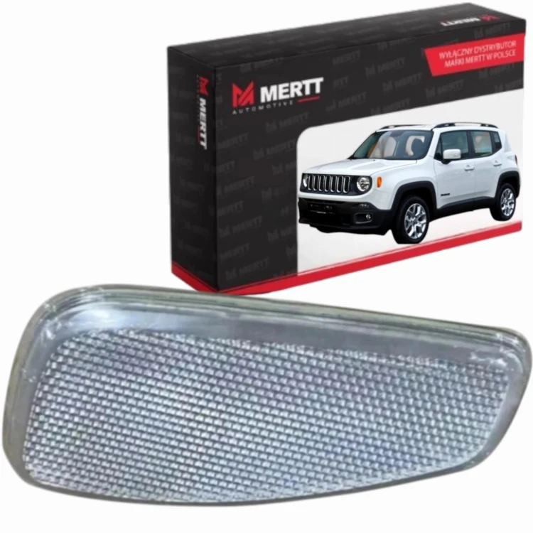 JEEP RENEGADE 2014-2018 ODBLASK LEWY NA BŁOTNIKU BIAŁY 53390026