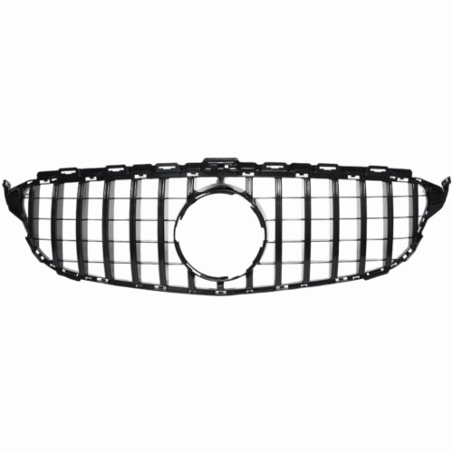 MERCEDES C W205 13-18 GRILL ATRAPA PRZÓD CHHŁODNICY PANAMERICANA BLACK