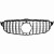 MERCEDES C W205 13-18 GRILL ATRAPA PRZÓD CHHŁODNICY PANAMERICANA BLACK