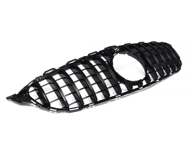 MERCEDES C W205 13-18 GRILL ATRAPA PRZÓD CHHŁODNICY PANAMERICANA BLACK