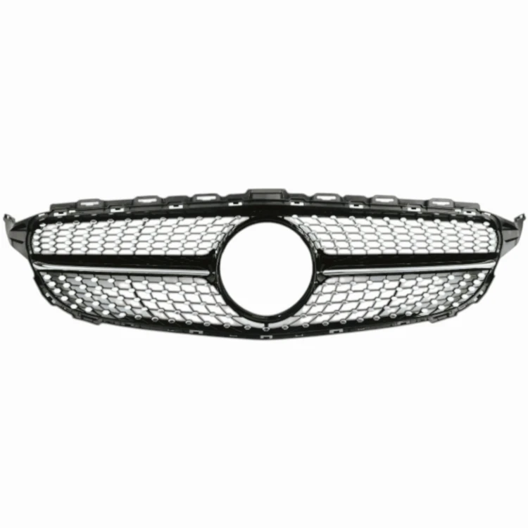 MERCEDES C W205 13-18 GRILL ATRAPA PRZÓD CHHŁODNICY DIAMOND CHROM