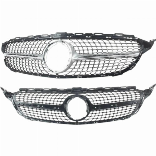 MERCEDES C W205 LIFT 2019-2021 GRILL ATRAPA PRZÓD CHŁODNICY DIAMOND CHROM
