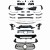 MERCEDES v167 2023+ LIFT LCI ZESTAW BODYKIT ZADERZAK PRZEDNI ATRAPY CHROM