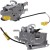 BMW 3 G20 LIFT ZAMEK MASKI PORKYWY SILNIKA AKTYWNY RYGIEL PRAWY 51237468354