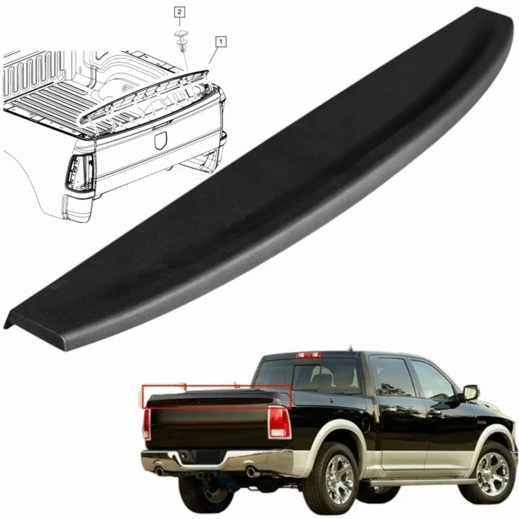 DODGE RAM DS 2009-2018 NAKŁADKA LISTWA KLAPY TYLNEJ GÓRNA 55372052AH