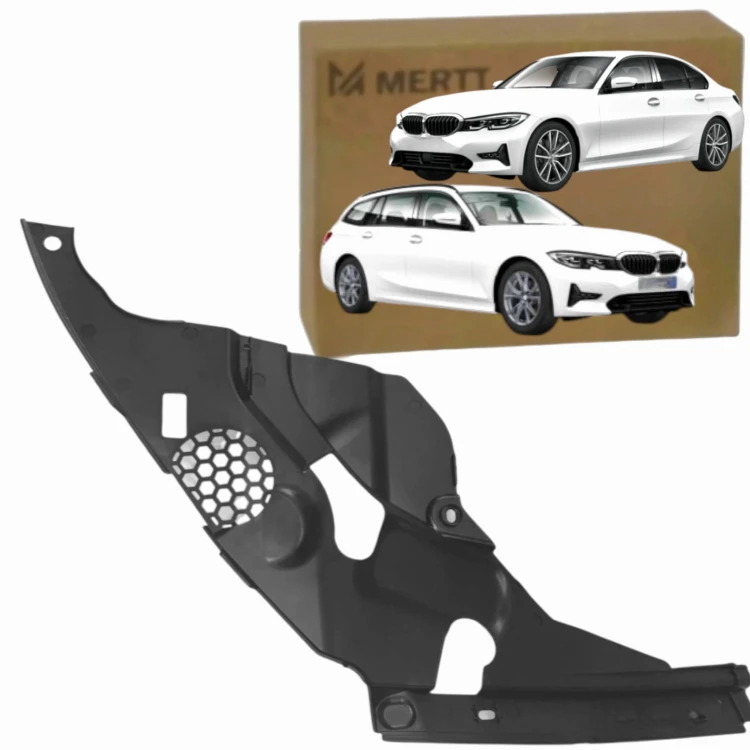 BMW 3 G20 G21 17- Maskownica zamka PRAWA osłona reflektora komory silnika