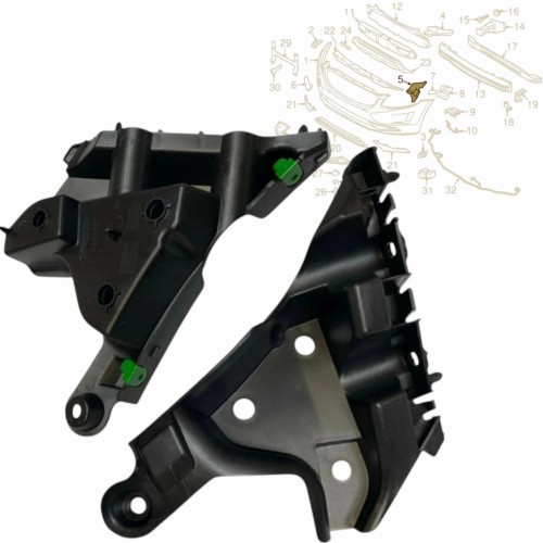 VOLVO XC60 13-17 ŚLIZG PRAWY zderzaka uchwyt mocowanie 31323759