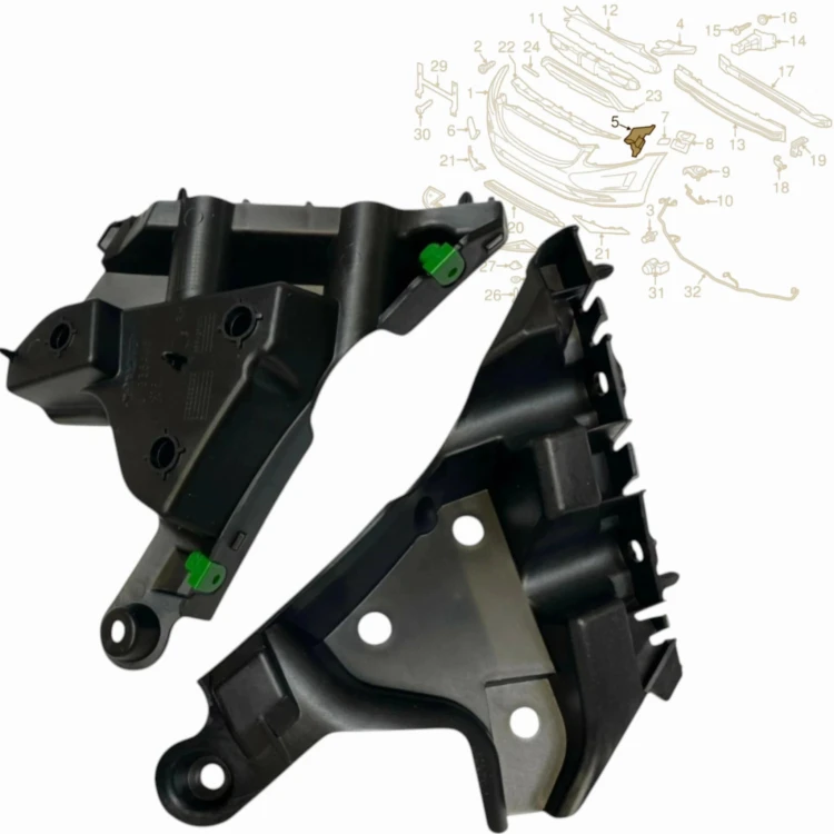 VOLVO XC60 13-17 ŚLIZG PRAWY zderzaka uchwyt mocowanie 31323759