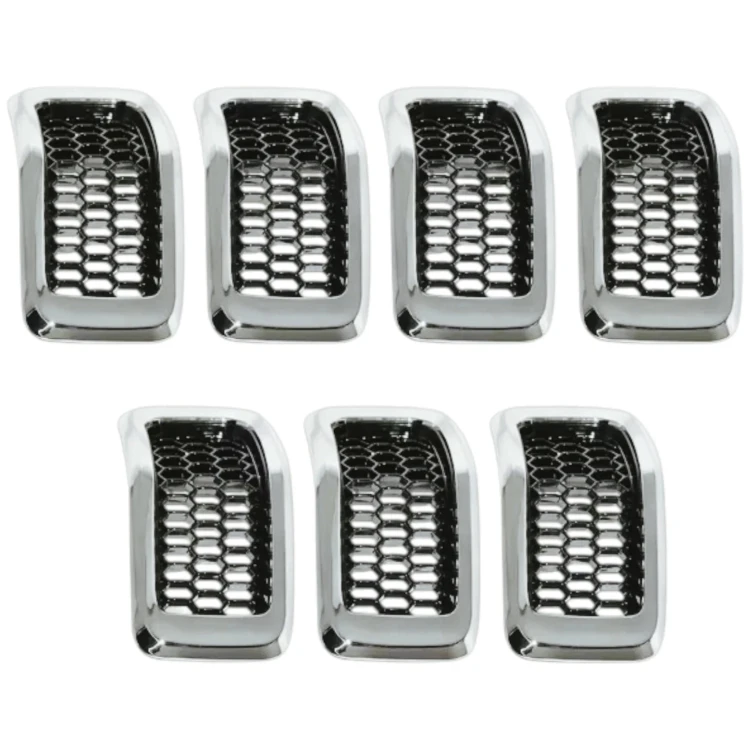 WKŁADKI KRATKI ATRAPY GRILL PRZÓD 6FM74SZ0AB CHROM JEEP CHEROKEE V KL 18-23