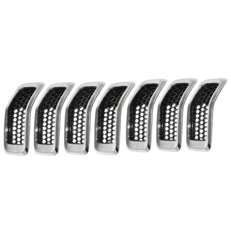 WKŁADKI KRATKI ATRAPY GRILL PRZÓD 6FM74SZ0AB CHROM JEEP CHEROKEE V KL 18-23