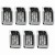 JEEP CHEROKEE V KL 18-23 WKŁADKI KRATKI ATRAPY GRILL PRZÓD 6FM74SZ0AB CHROM