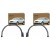 LISTWY NAKŁADKI BŁOTNIKA LEWA + PRAWA NISSAN QASHQAI J10 2007-2014 KOMPLET