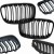 Atrapa Nerki Grill Kratka Połysk do BMW 1 F21 F20 LCI M-Performance 2015+