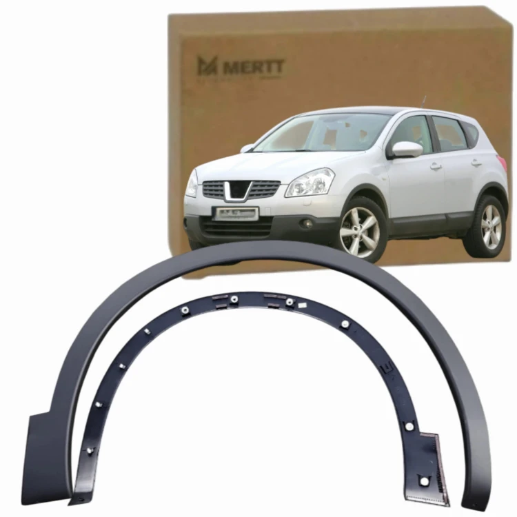 LISTWY NAKŁADKI BŁOTNIKA LEWA + PRAWA NISSAN QASHQAI J10 2007-2014 KOMPLET