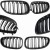 Grill Atrapa Nerki Pakiet Kratka Połysk Czarna do BMW E60 E61 M