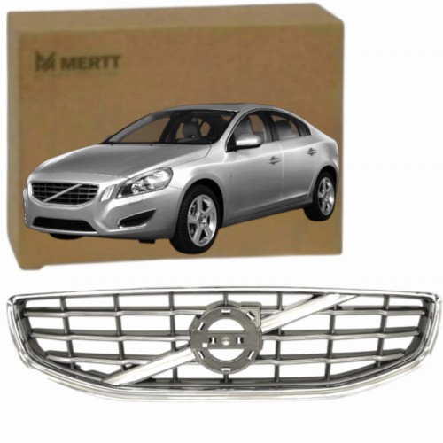 PASUJE DO VOLVO S60 V60 2010-2013 GRILL atrapa środkowa Chrom połysk nowy