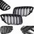 ATRAPA GRILL NERKI kratka BMW 2 F21 F22 M2 F82 czarny połysk 2013+