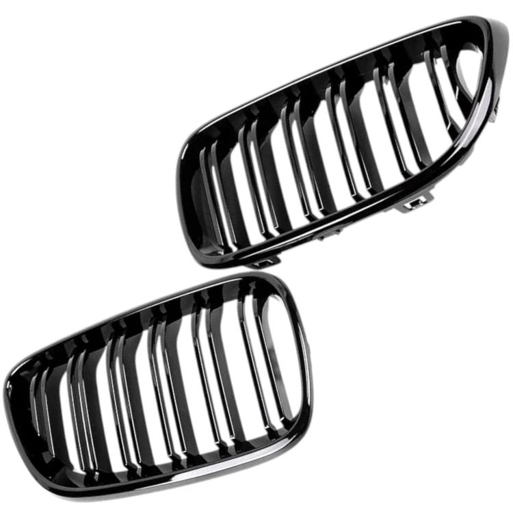 ATRAPA GRILL NERKI kratka BMW 2 F21 F22 M2 F82 czarny połysk 2013+