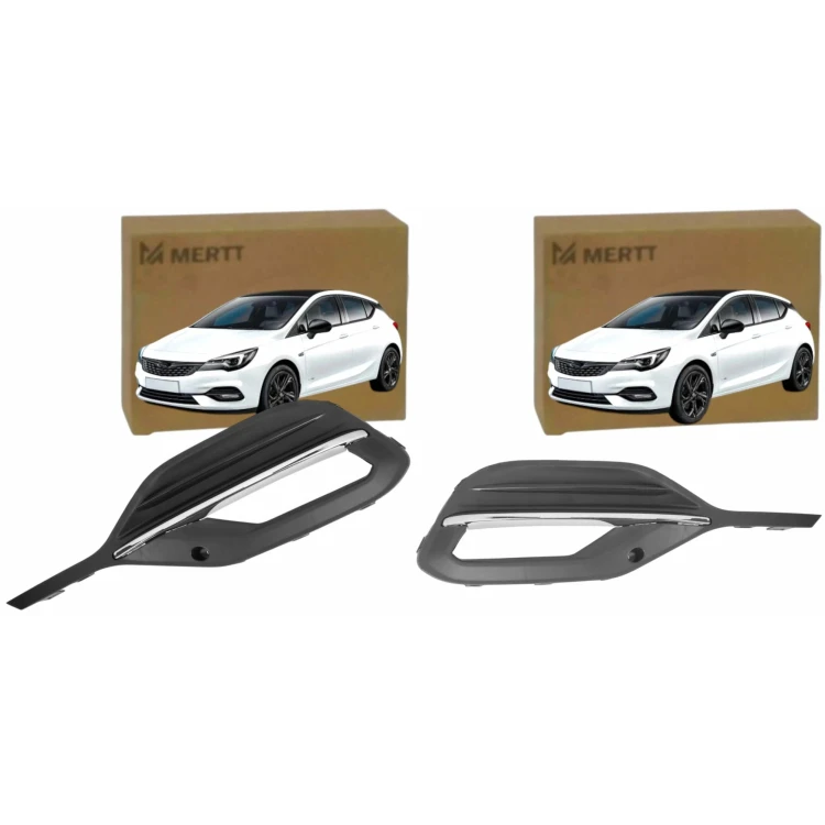 Opel Astra K 2020-2022 Atrapy kratki halogenów zderzaka LEWA PRAWA PDC