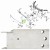 MERCEDES C117 W156 W246 W176 STREFA ZGNIOTU WZMOCNIENIE LEWA 2466200195